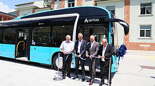 Jesenice представляет первый гибридный автобус в словенском общественном транспорте