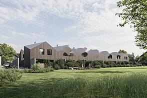 Жилище с террасой в Бледе