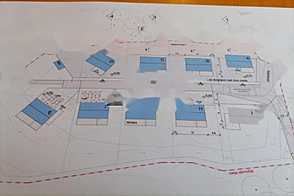 Земельный участок, расположенный в Беснице, с живописным видом и в тихом месте.