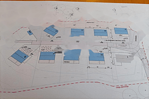 Земельный участок, расположенный в Беснице, с живописным видом и в тихом месте.