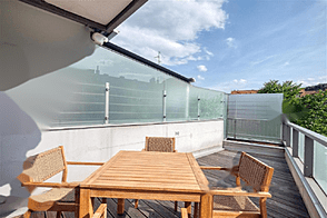 Квартира с двумя комнатами в центре.