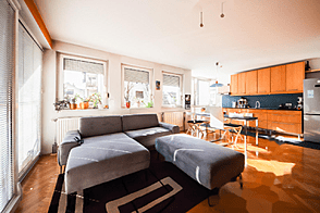 Трёхкомнатная квартира в Бежиграде