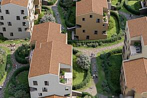 Квартира с четырьмя комнатами находится в Изоле, резиденция Моменто.