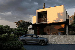 Объект Б в Бошамарине представлен домом