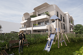 Трехкомнатная квартира в Ново-Трново