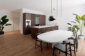 Многокомнатная квартира в центре