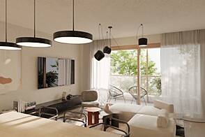 Трехкомнатная квартира в районе Бежиград