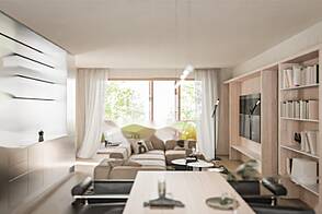 Трехкомнатная квартира в районе Новый Любляна, Бежиград.