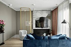 Квартира с тремя комнатами в районе Бежиград.