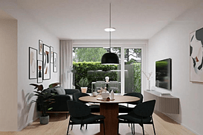 Квартира с двумя комнатами в районе Бежиград