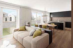 Дом с террасой в районе Шишка, Новая Любляна