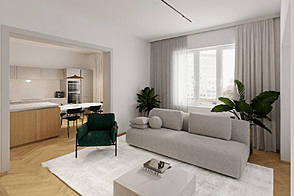 Дом с пятью и более комнатами в центре.