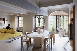 Старая Любляна, квартира с более чем 5 комнатами