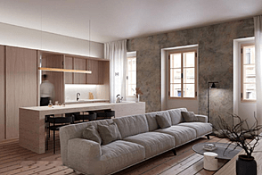 Новая 3-комнатная квартира в центре.