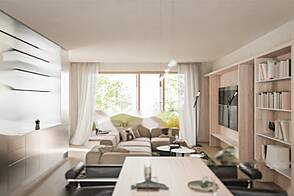 Трехкомнатная квартира в районе Новая Бежиград