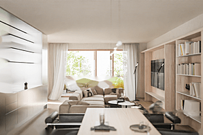 Трехкомнатная квартира в районе Новая Бежиград