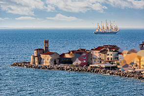 Квартира в Пиране с двумя комнатами