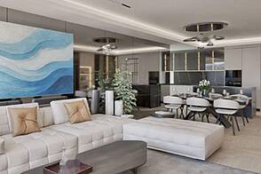 Квартира с тремя комнатами вблизи пляжа Порторож