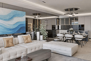 Квартира с тремя комнатами вблизи пляжа Порторож