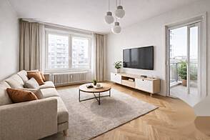 Квартира с одной комнатой в Белиграде