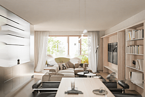 Трёхкомнатная квартира в Бежиграде