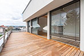 Новый многокомнатный дом в Любляне, район Бежиград.