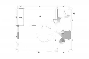 Квартира с двумя комнатами в центральной части города