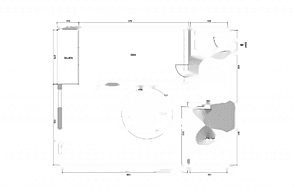Квартира с двумя комнатами в центральной части города