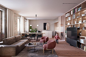 Двухкомнатная квартира в центре