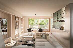 Двухкомнатная квартира в районе Бежиград