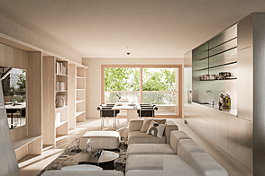 Двухкомнатная квартира в районе Бежиград