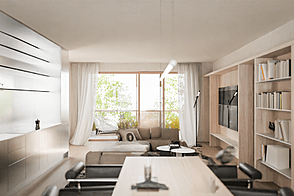 Трехкомнатная квартира в районе Бежиград