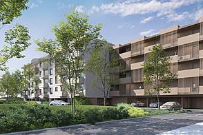 Квартира с тремя комнатами в Козине