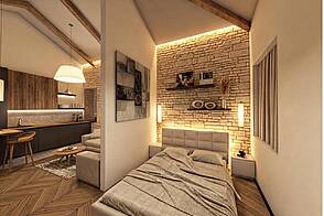 Апартаменты, однокомнатные Новая Сежана