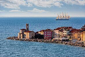 Квартира Пиран с двумя комнатами