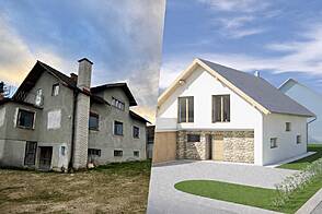 Дом расположен в Боштане.