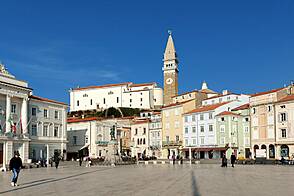 Однокомнатная квартира в Пиране.