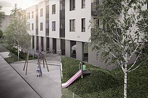 Однокомнатная квартира в Любляне, район Вич