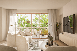 Квартира с двумя комнатами в Бежиграде