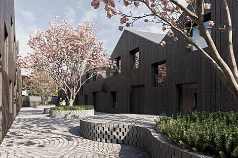 Дом у озера с террасой: 3