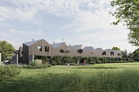 Дом с террасой в городе Блед: 6