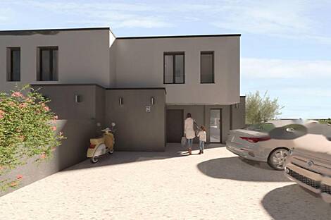 Дом-дуплекс с плавательным бассейном: 3