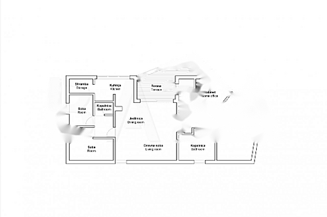 Квартира с пятью комнатами в центральной части города.: 2