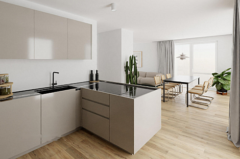 Квартира с тремя комнатами, расположенная в Верхних Гамельне.: 5