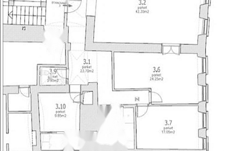 Квартира с четырьмя комнатами в центральной части Старого города: 2