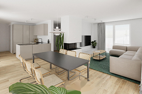 Четырехкомнатная квартира в Новой Ежице.: 4