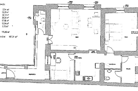 Трехкомнатная квартира в Старой Любляне: 2
