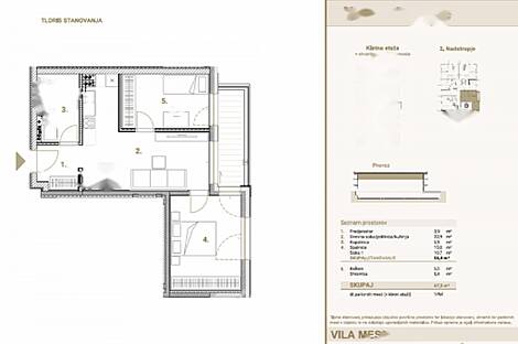 Трехкомнатная квартира в районе Трново: 3
