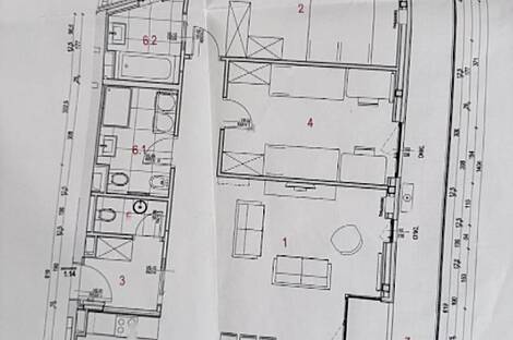 Квартира с тремя комнатами в районе Бежиград.: 9