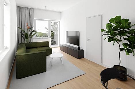 Квартира с тремя комнатами в Бежиграде: 15